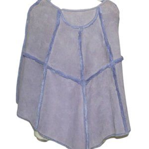 Ugg $275 Lilac Shearling Sz S/M Poncho EUC